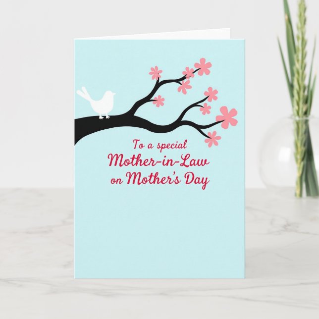 Carte de l'Arbre de la Fête des Mamans les Plus Do (Devant)