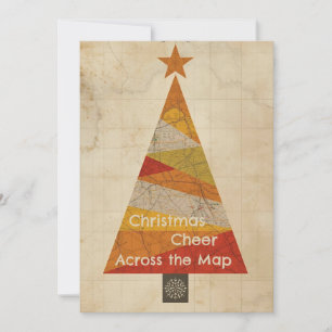Carte de l'arbre de Noël
