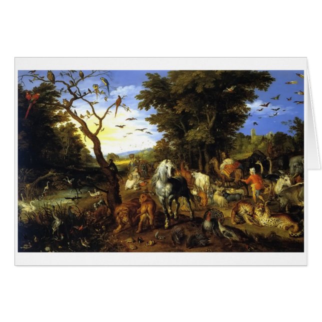 Carte de l'arche de Noé (Devant horizontal)