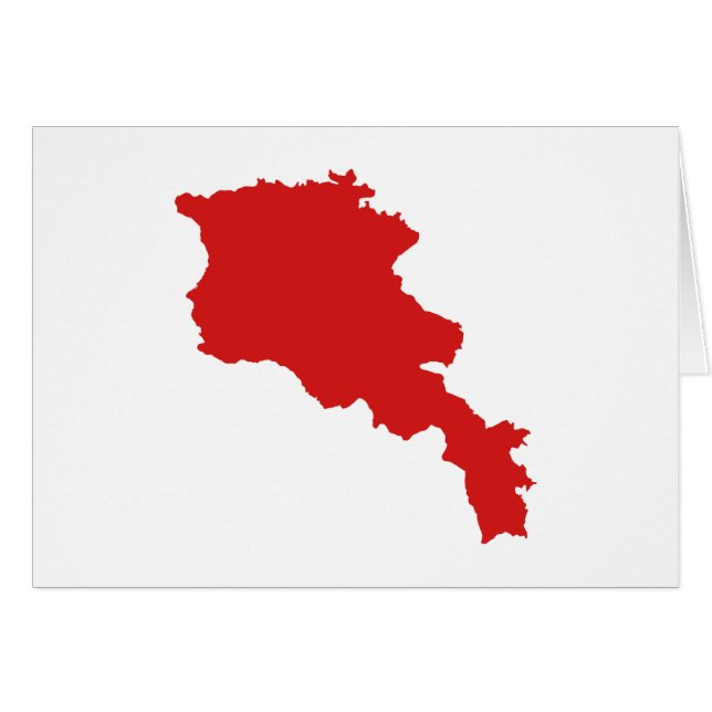 Carte de l'Arménie (Devant horizontal)