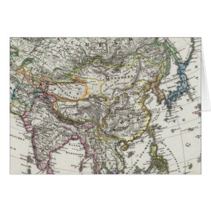 Carte de l'Asie par Stieler