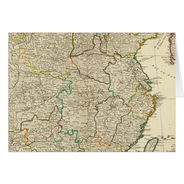 Carte de l'atlas Chine, Corée (Devant horizontal)