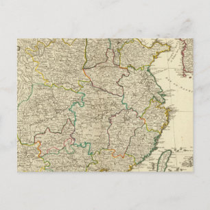 Carte de l'atlas Chine, Corée