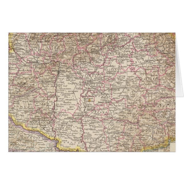Carte de l'Atlas de la Hongrie (Devant horizontal)