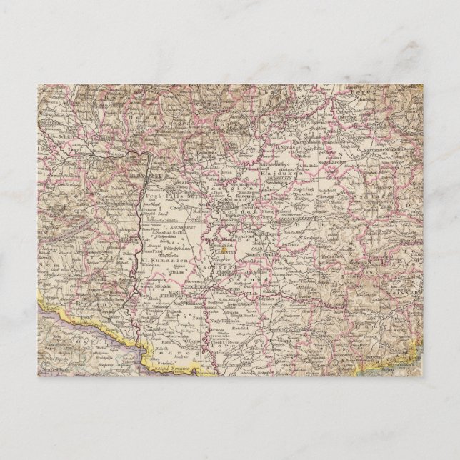 Carte de l'Atlas de la Hongrie (Devant)