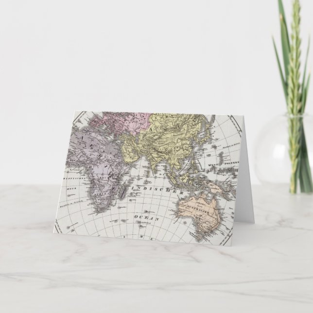 Carte de l'Atlas de l'Hémisphère Est (Devant)