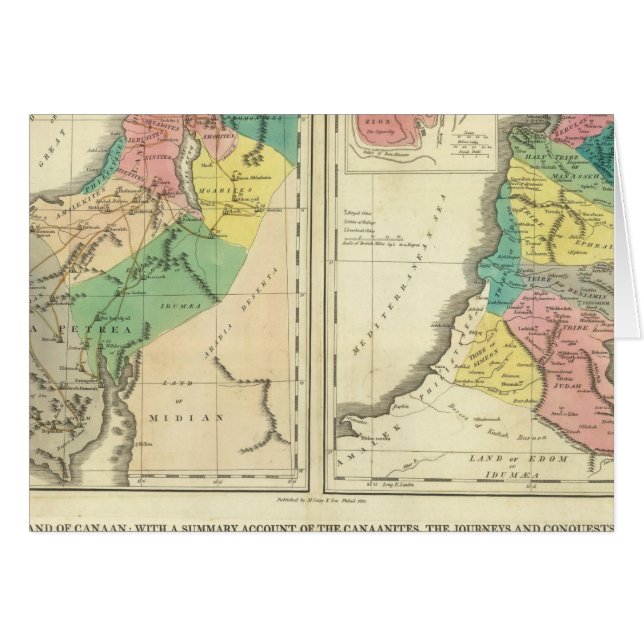 Carte de l'Atlas du Canada - Israël (Devant horizontal)