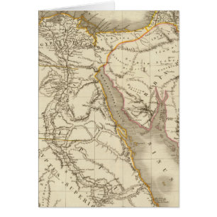 Carte de l'atlas du Moyen-Orient