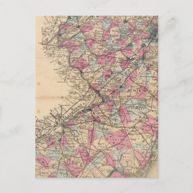 Carte de l'Atlas du New Jersey (Devant)