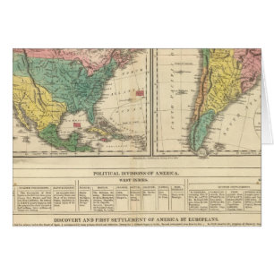 Carte de l'Atlas européen de la découverte de l'Am