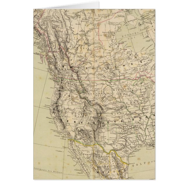 Carte de l'Atlas nord-américain montrant les tribu (Devant)