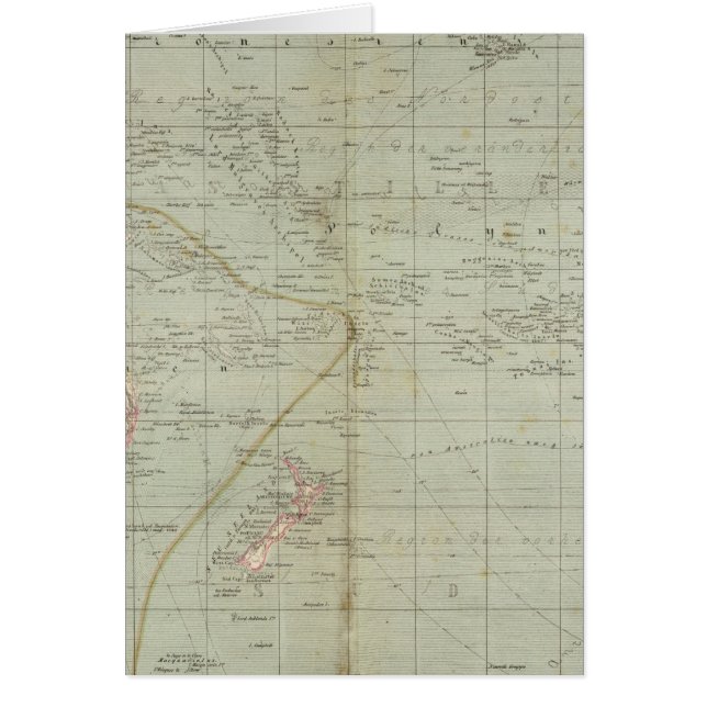 Carte de l'Atlas océanique (Devant)