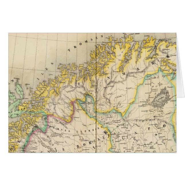 Carte de l'Atlas Suède/Norvège (Devant horizontal)