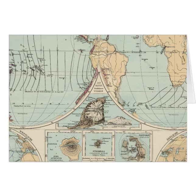 Carte de l'Atlas Thatigkeit des Erdinnern (Devant horizontal)