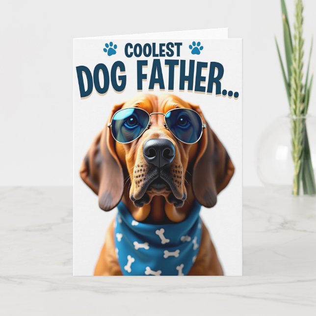Carte de l'aviateur canin à pois (Devant)
