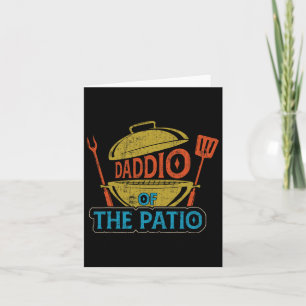 Carte De Le Patio Vintage Bbq Grill Barbecue Fête Des Pè