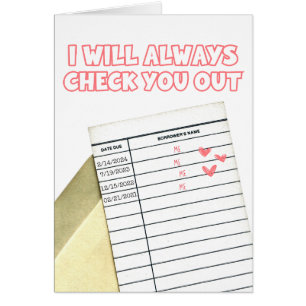 Carte de lecture Valentines