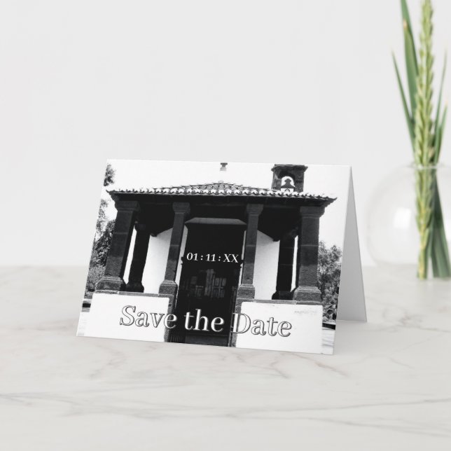 Carte de l'église mignonne au Portugal (Devant)