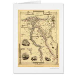 Carte de l'Egypte et de l'Arabie Petrea par Rapkin