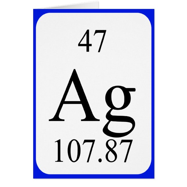 Carte de l'élément 47 - blanc argenté (Devant)