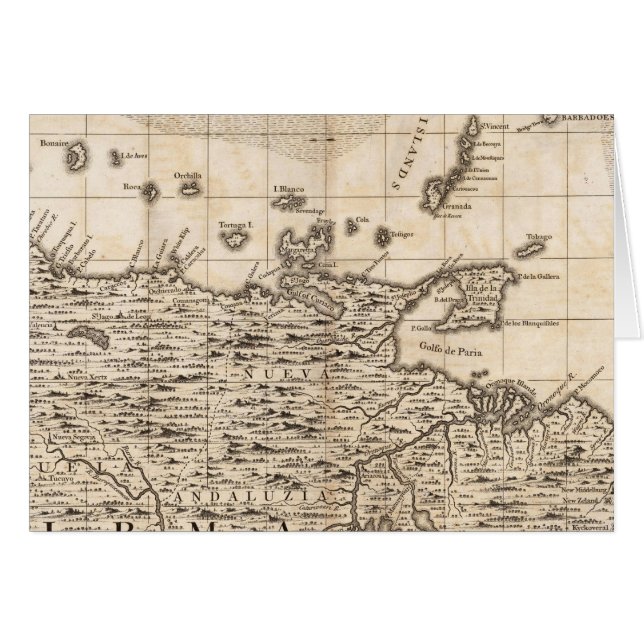 Carte de l'Empire britannique en Amérique Feuille  (Devant horizontal)