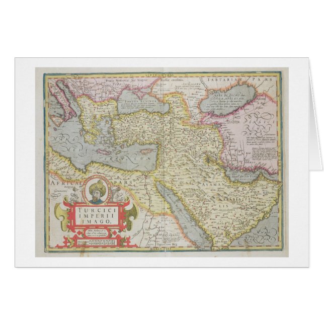 Carte de l'empire turc, du Mercator 'Atla (Devant horizontal)