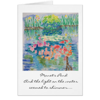 Carte de l'étang de Monet--Aquarelle par Susan