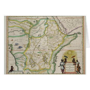 Carte de l'Ethiopie montrant cinq Etats africains