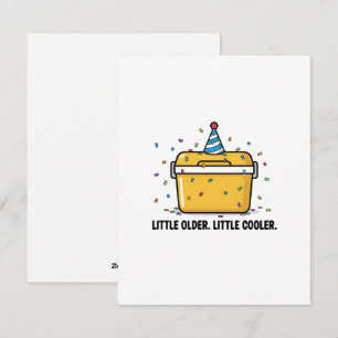 Carte de lettre en relief Little Older Little Cool
