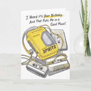 Carte de lettrepresse pour anniversaire entendue