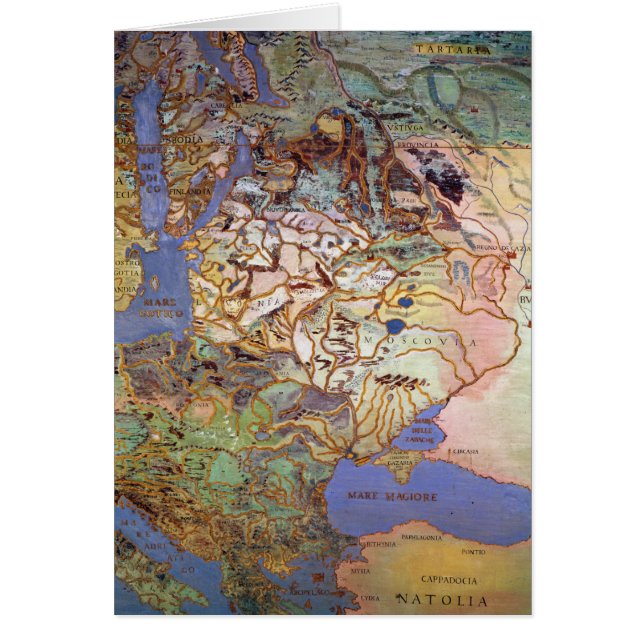 Carte de l'Europe centrale (Devant)