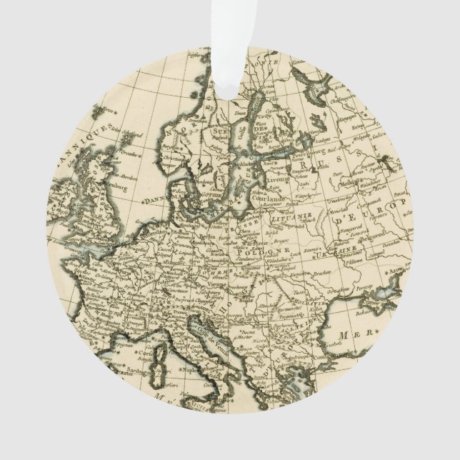Carte de l'Europe par Guillaume Raynal (devant)