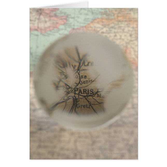 Carte de l'Europe vue à travers boule de cristal 5 (Devant)