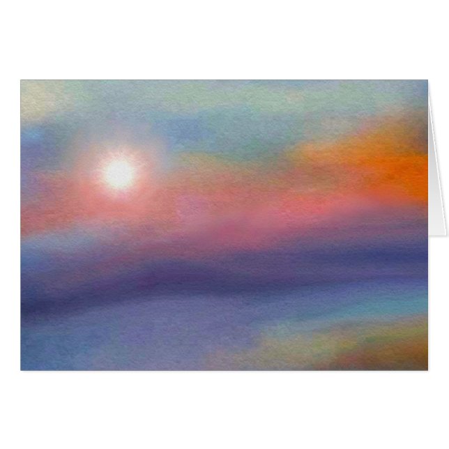 Carte de lever de soleil d'Ani de Modeh (Devant Horizontal)