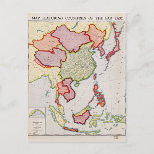 Carte de l'Extrême-Orient asiatique (1932)