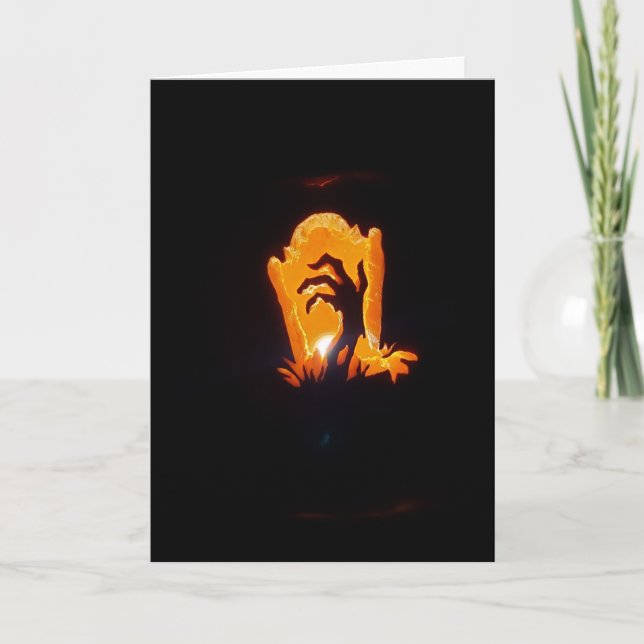 Carte de l'Halloween « Esprit Enfoui » (Devant)