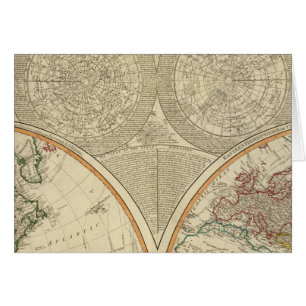 Carte de l'hémisphère nord mondial