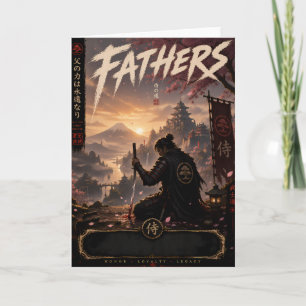 Carte de l'héritage de samouraï pour papa