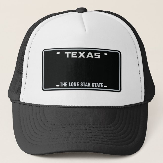 Carte de licence Texas personnalisée Casquette 01 (Devant)