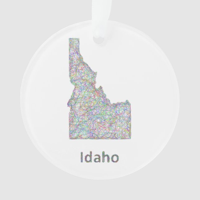 Carte de l'Idaho (devant)