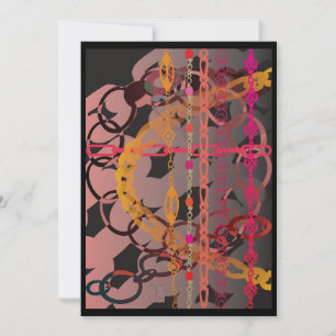 Carte de liens rose