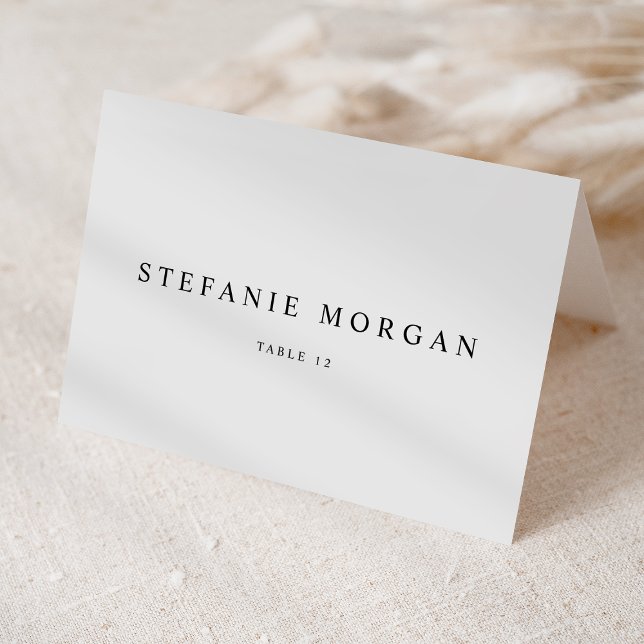 Carte de lieu de mariage à typographie classique n (Créateur téléchargé)