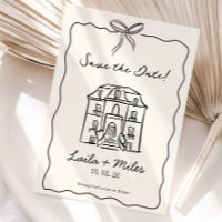 Carte de lieu de rendez-vous à sauver dessinée à l