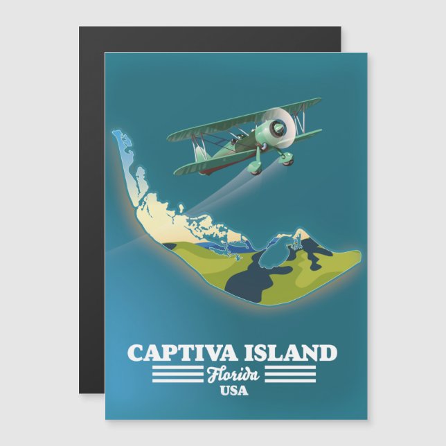 Carte de l'île Captiva Floride États-Unis (Devant / Derrière)