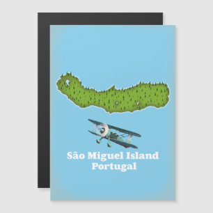 Carte de l'île de São Miguel