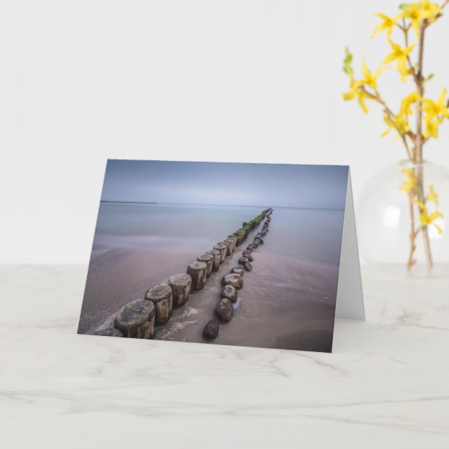 Carte de l'île d'Usedom Allemagne (Fleur jaune)