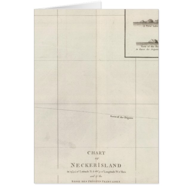 Carte de l'île Necker (Devant)