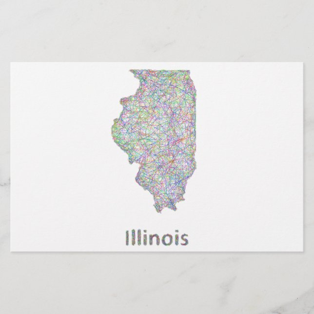 Carte de l'Illinois (Devant)