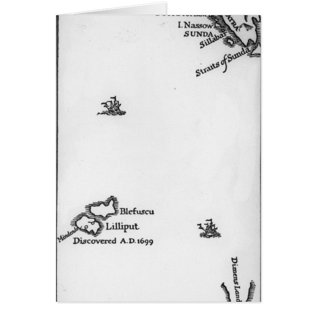 Carte de Lilliput et de Blefuscu (Devant)