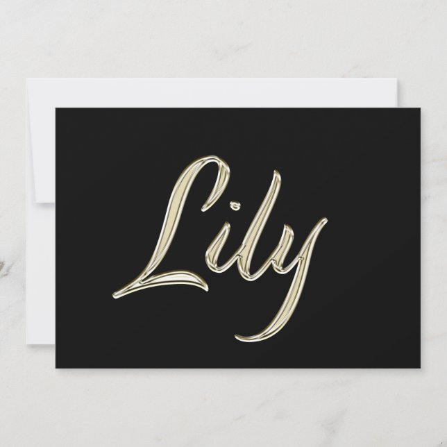 Carte de Lily White Gold (Devant)